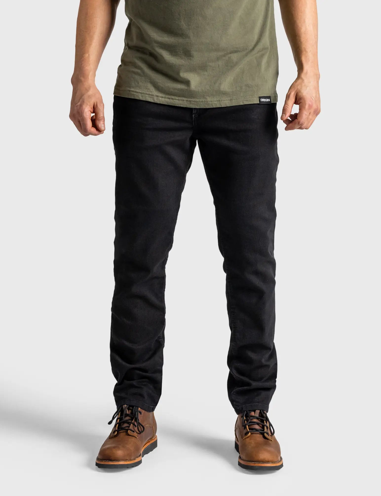 Best Deals DELTA FLEX JEANS - TAPER - BLACK