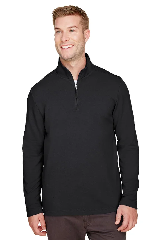 The Best Prices UltraClub Mens Coastal Performance Moisture Wicking Fleece 1/4 Zip Sweatshirt - Black - Closeout The Best Prices UltraClub Mens Coastal Performance Moisture Wicking Fleece 1/4 Zip Sweatshirt - Black - Closeout