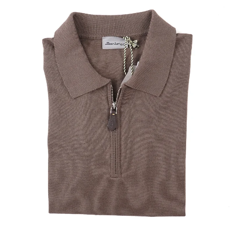 Best Seller Sartorio Short-Sleeve Zipped Polo Sweater