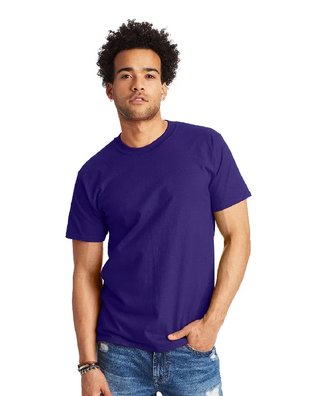 Weekend Shopping Bliss Hanes Beefy-T T-Shirt | Purple
