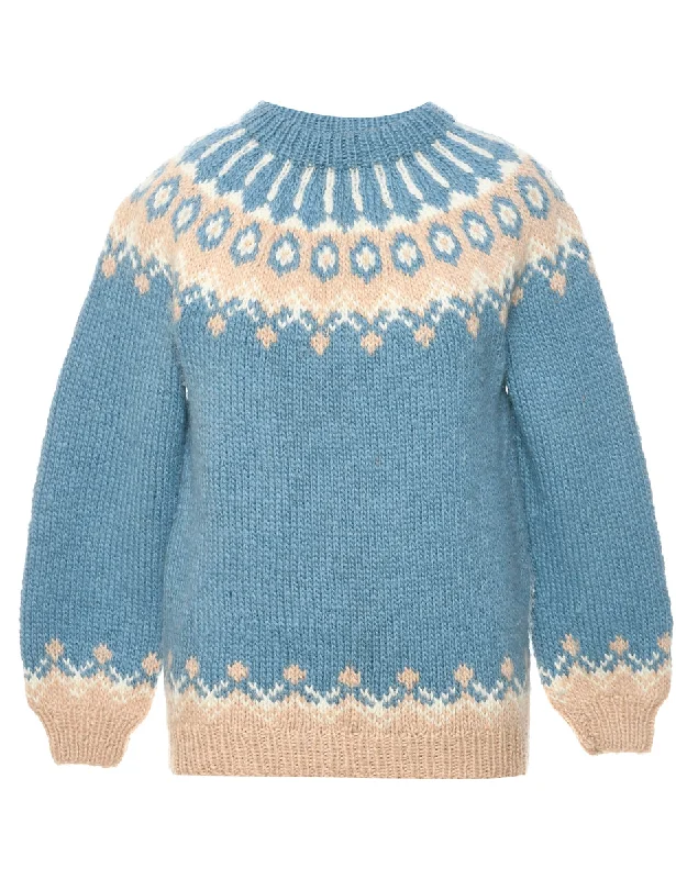 Amazing Deals Wool Nordic Jumper - M