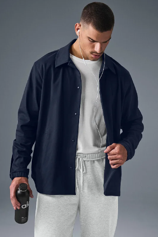 Year-End Sale Edition Sueded Jacket - Navy