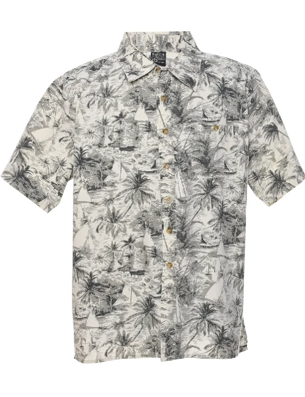 Unwind with Weekend Discounts Tropical Hawaiian Shirt - XL