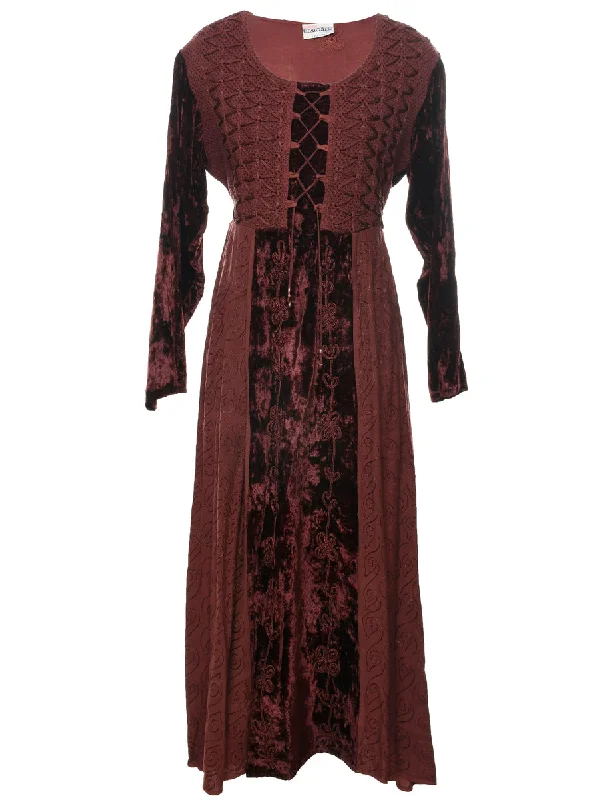 Deal Mania Velvet Evening Dress - XL