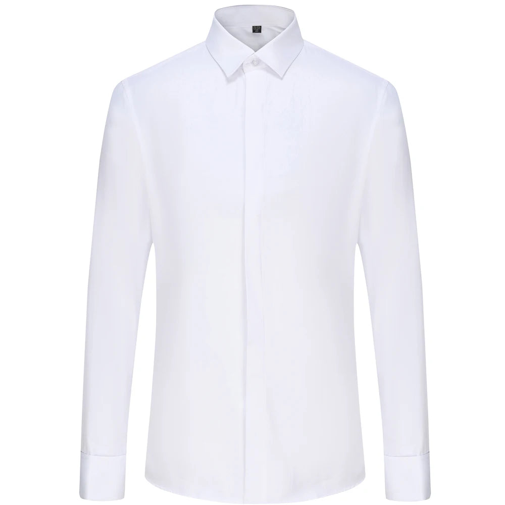 Weekend Offers That Thrill French Cuffed Long Sleeve Shirt