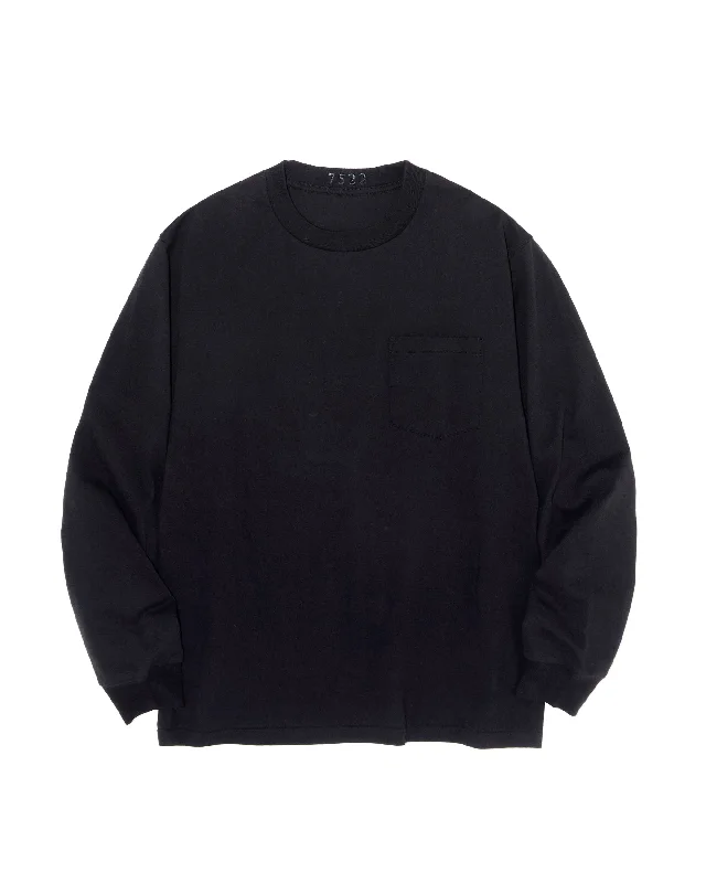 Weekend Savings Extravaganza L/S POCKET TEE "BLACK"