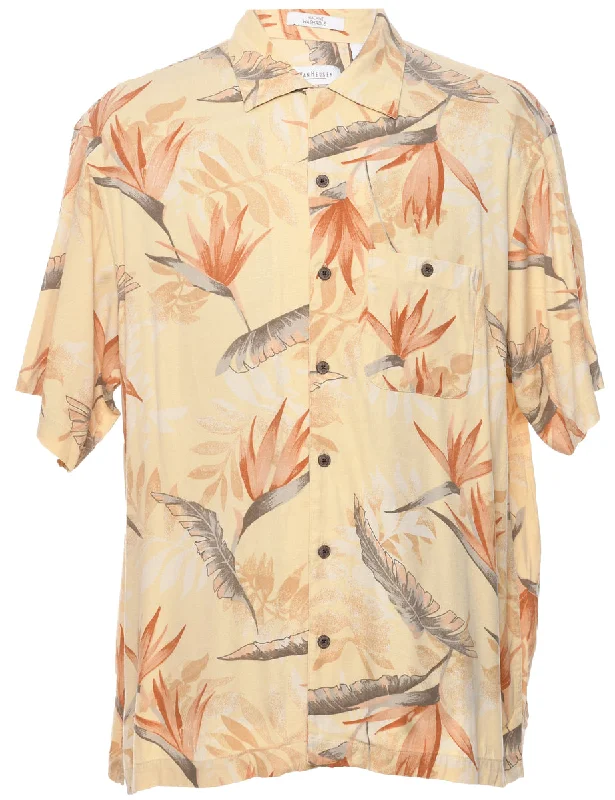 Midnight Madness Van Heusen Hawaiian Shirt - XL
