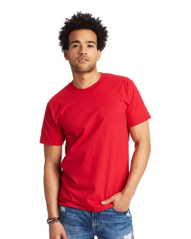 Weekend Offers That Shine Hanes Beefy-T T-Shirt | Deep Red