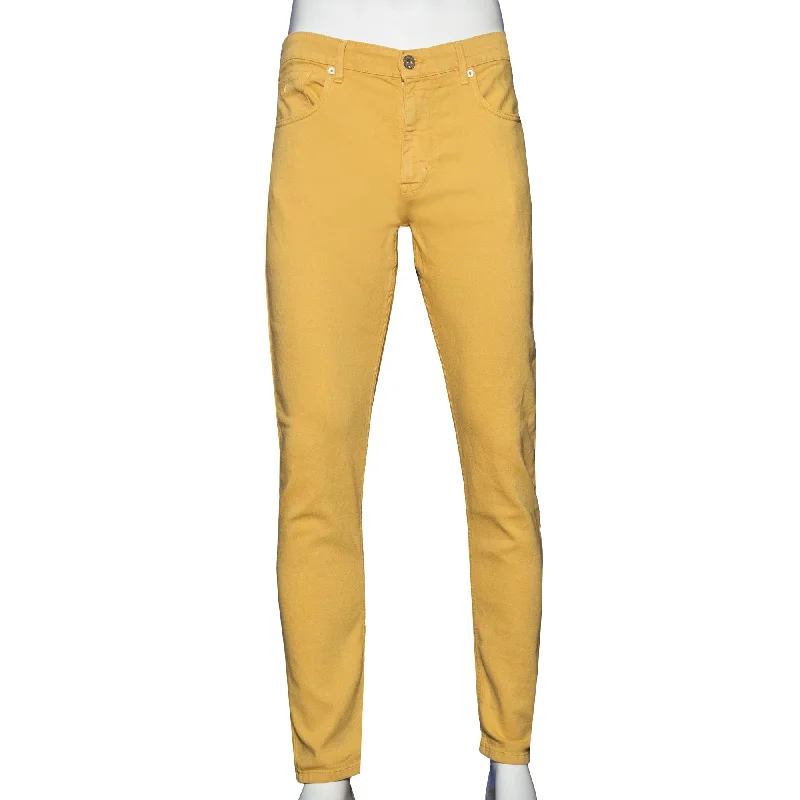 Weekend Specials You Can't Miss Soft Stretch Slim Fit Jeans - Portica Yellow