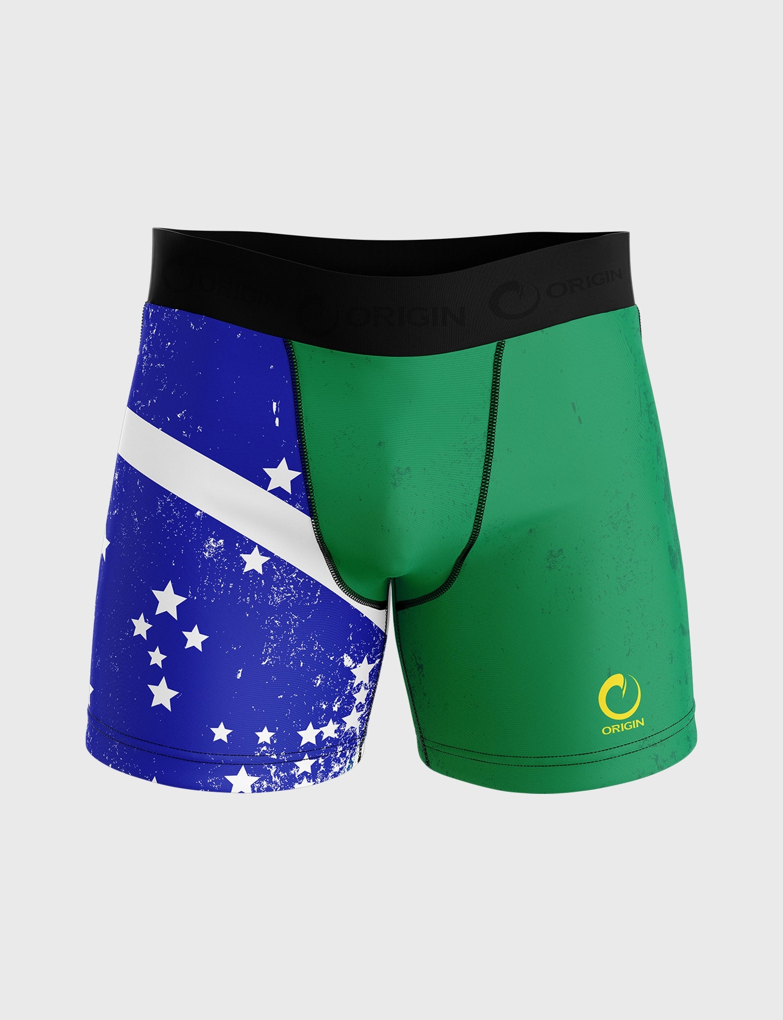 While Supplies Last BRAZIL FLAG COMPRESSION SHORT 7"