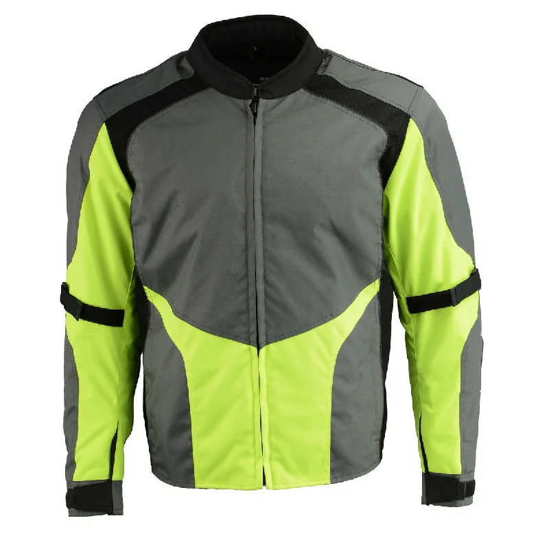 Fantastic Offers M Boss Motorcycle Apparel BOS11706 Men's Grey/Hi-Vis Green Nylon Motorcycle Racer Jacket with Armor Protection Fantastic Offers M Boss Motorcycle Apparel BOS11706 Men's Grey/Hi-Vis Green Nylon Motorcycle Racer Jacket with Armor Protection