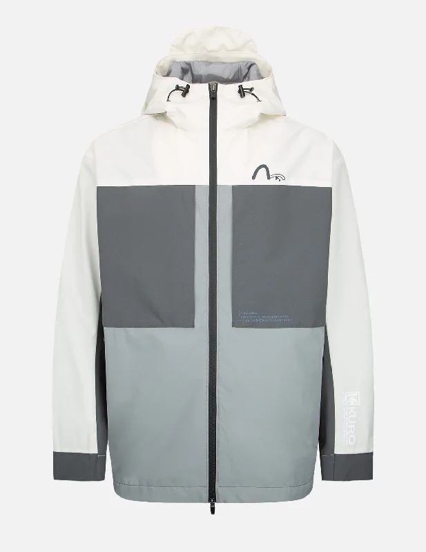 Markdown Sale Logo Print Colorblock Windbreaker Jacket