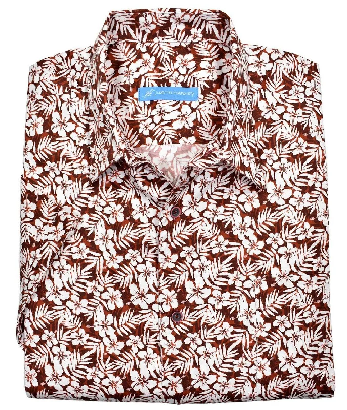 Low Price ZW132 Sunseeker Red Floral Shirt