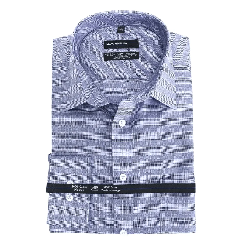 Weekend Savings Bonanza Leo Chevalier Long Sleeve Dress Shirt - 424176 1399