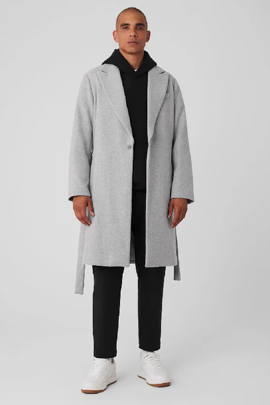 Today's Deal Wool Gameday Overcoat - Athletic Heather Grey