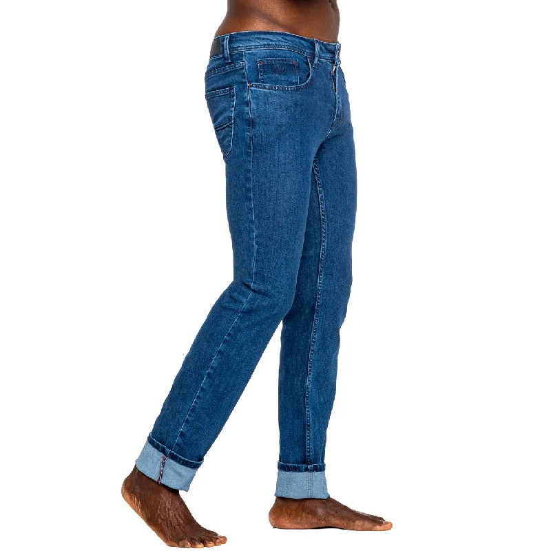 Weekend Discounts to Savor For the Forest Eco-Friendly Slim Fit Jeans - Indigo