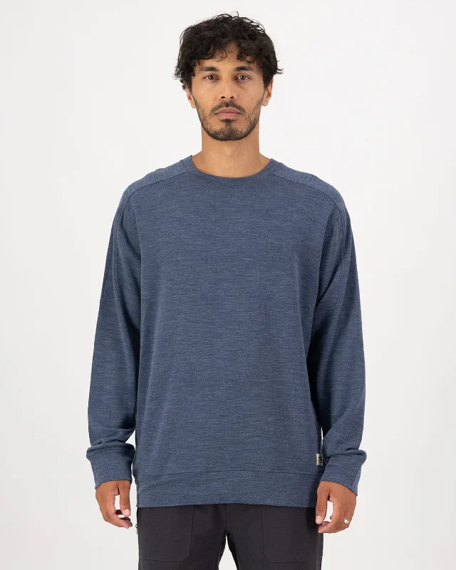 Incredible Offers Covert Lite Merino Crew - Midnight