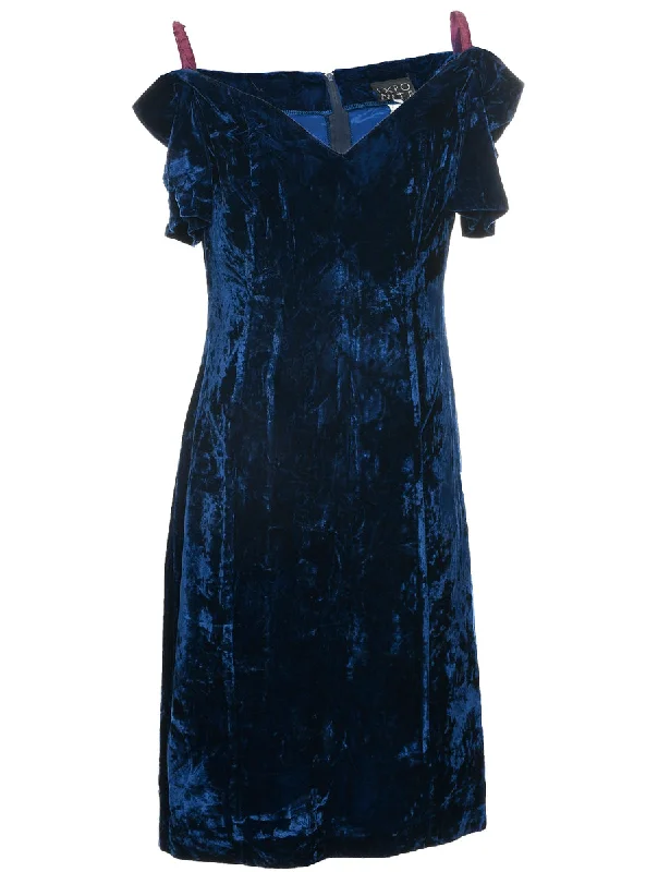 Discount Extravaganza Velvet Evening Dress - M