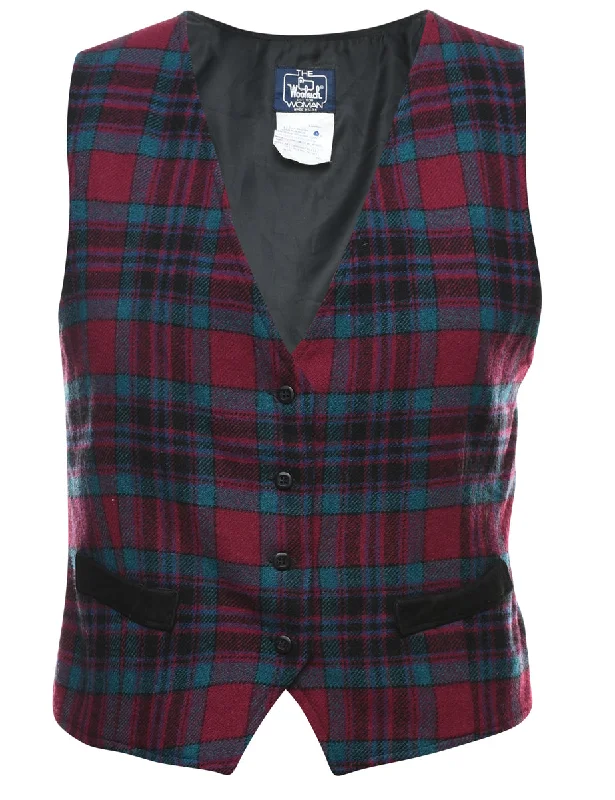 Unbeatable Prices Woolrich Checked Waistcoat - L