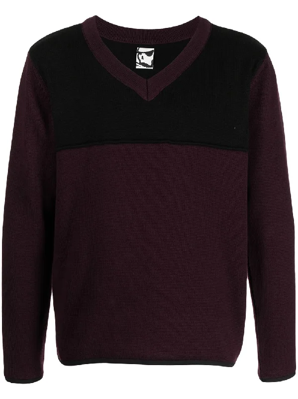 Weekend Offers That Tempt V-Neck Knit Jumper