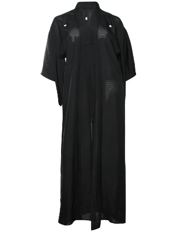 Today's Special Vintage Black Kimono - M