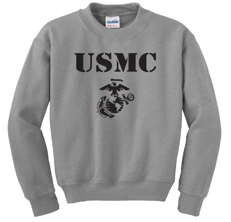 Savings Soar This Weekend USMC Vintage EGA Sweatshirt (Captain's Special)