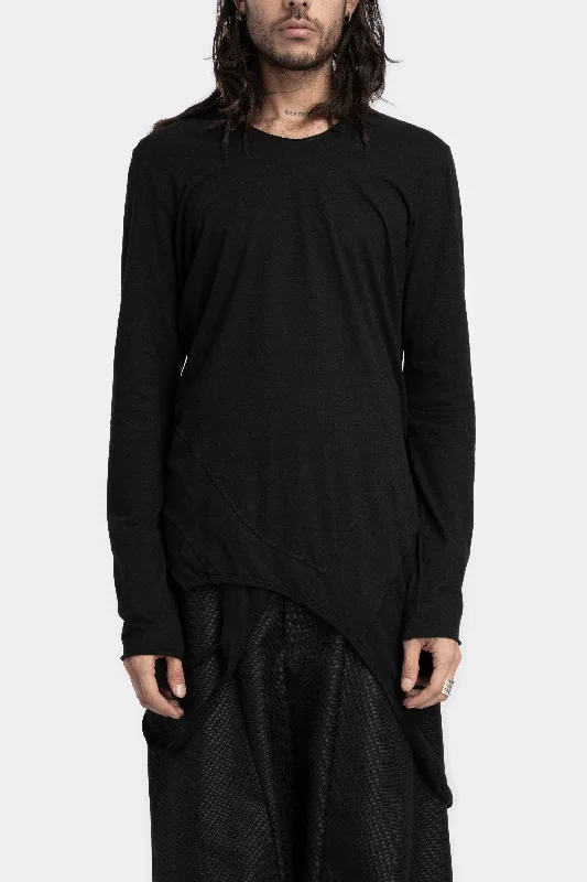 Special Savings Long sleeve straps T-Shirt, Black