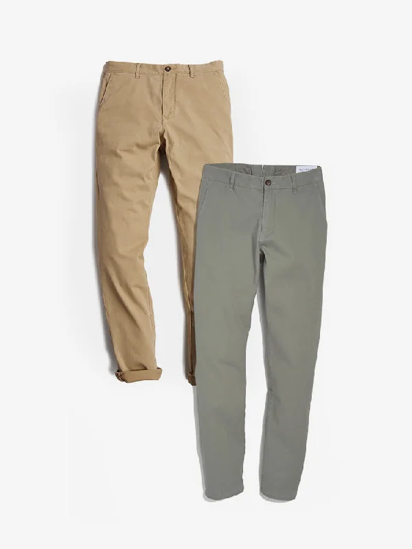 Crazy Savings The Twill Chino Charles 2-Pack
