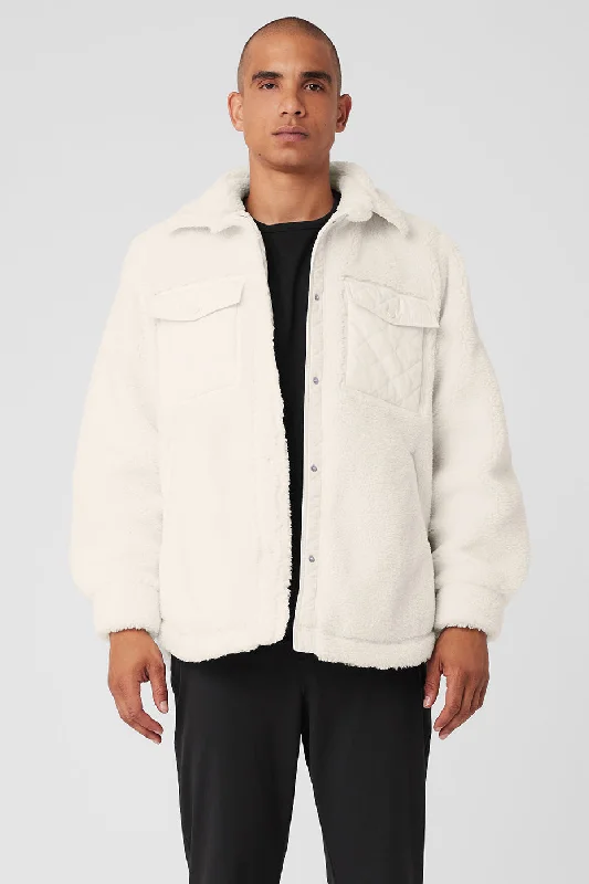 Hot Buy Sherpa Edge Shacket - Ivory