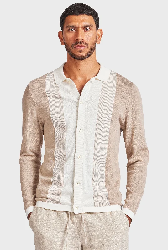Price Blitz Jackson Stripe LS Knit Shirt