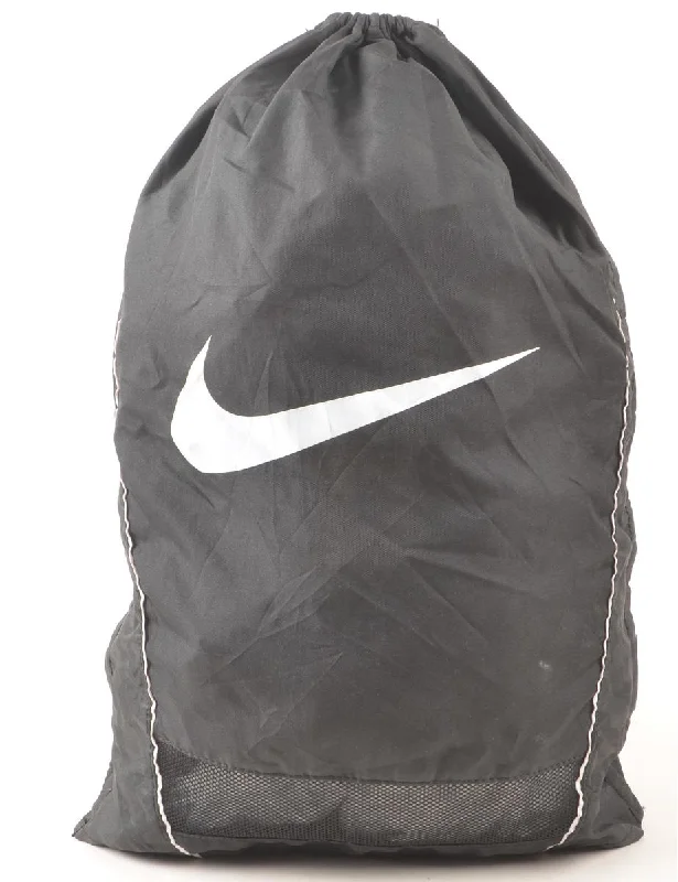 Epic Value White & Dark Grey Nike Drawstring Backpack - M