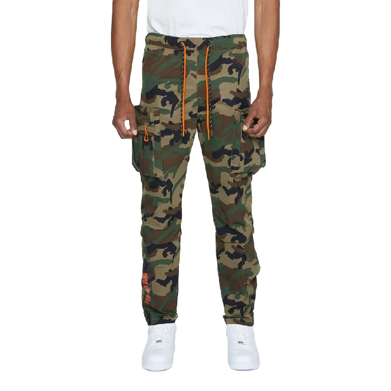 Unmissable Offer Utility Windbreaker Pants - Wood Camo