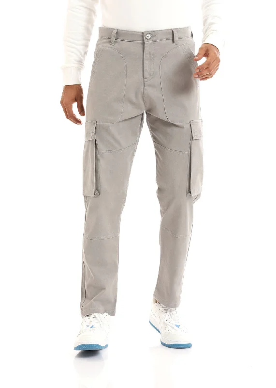 Deal Alert Oyster Grey Cargo Pant