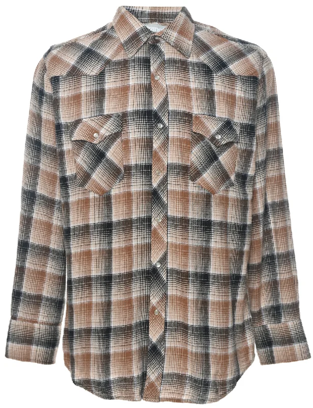 Overstock Sale Wrangler Checked Shirt - L