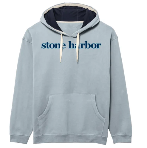 Mega Discount Men's Stone Harbor Peerless DLX Hoodie - Blue Fog/Ombre Blue