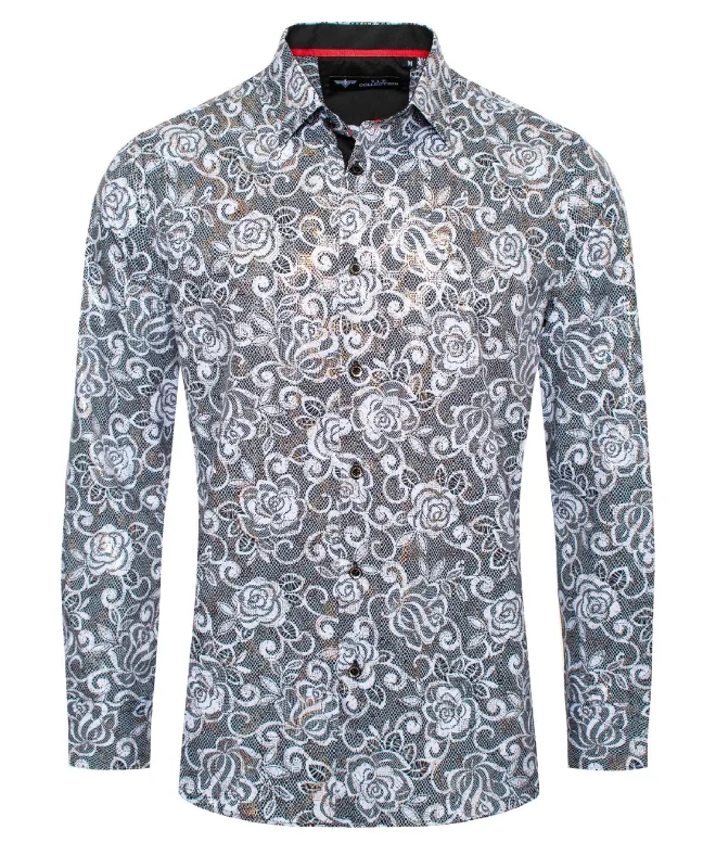 Sale Event URBAN FITZ PRINTED BUTTON DOWN FITTED SHIRT