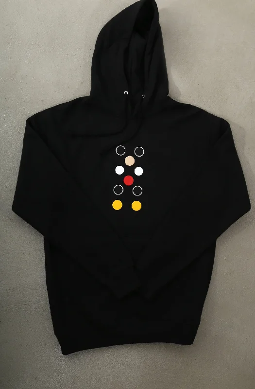 Weekend Specials to Relish Dot Matrix II (Men's Black Hoody)