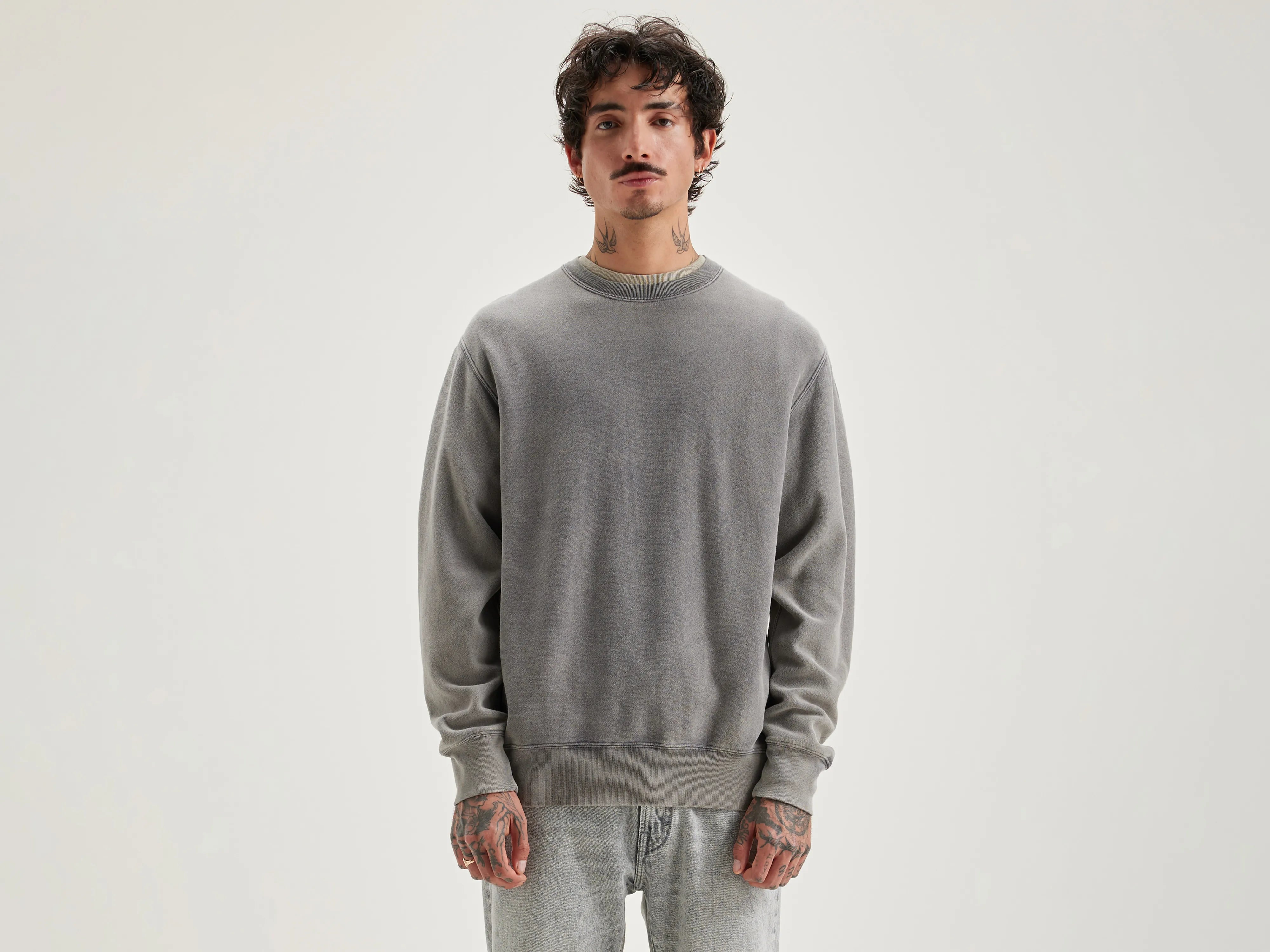 Buy More, Save More Flake crew-neck sweatshirt (242 / M / DEEP GREY)