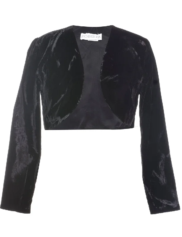 Loyalty Reward Velvet Bolero Jacket - M