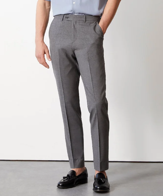 Crazy Deals Italian Tropical Wool Sutton Trouser in Charcoal