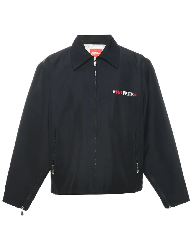 Flash Deal Zip Front Black Jacket - L