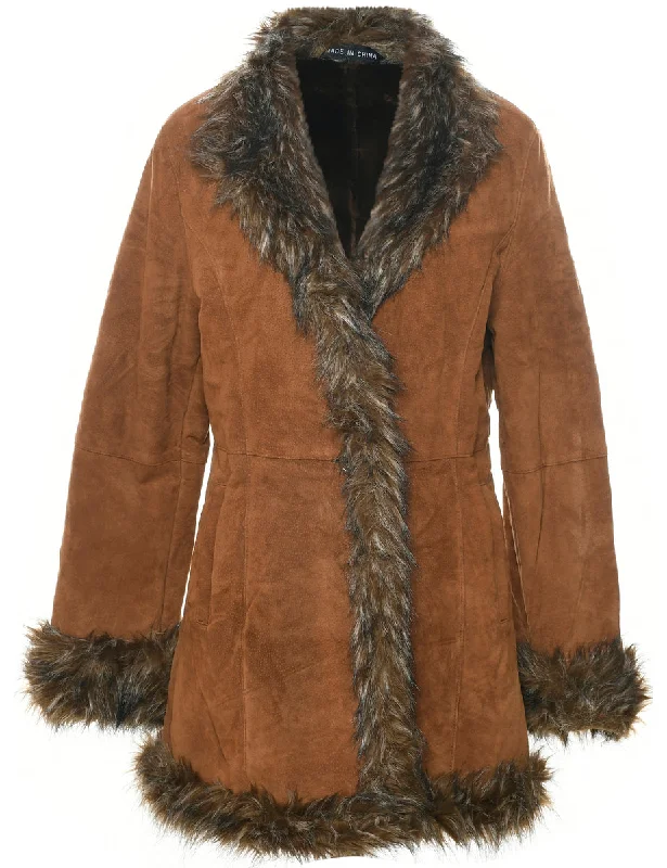Instant Deal Wilson Suede Coat - L