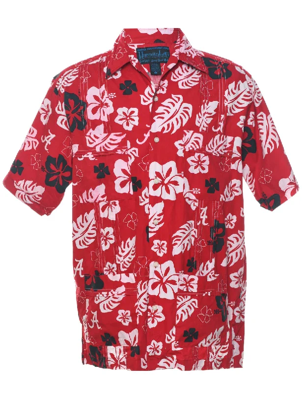 Epic Value Y2K Floral Hawaiian Shirt - M