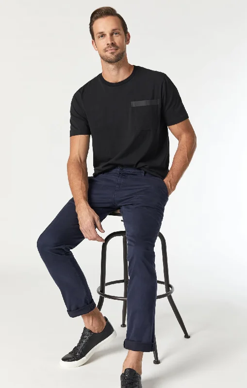 Mega Discount JOHNNY SLIM LEG CHINO IN DARK NAVY TWILL