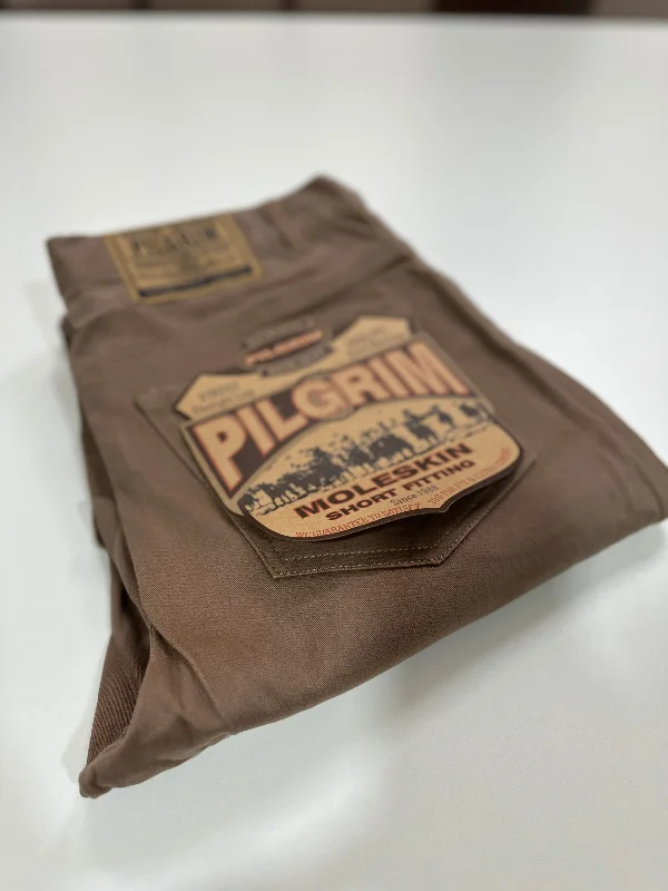 Sale Alert Mens 5 Pocket Western Moleskin Jean, Regular Fit, Short Leg, Acorn