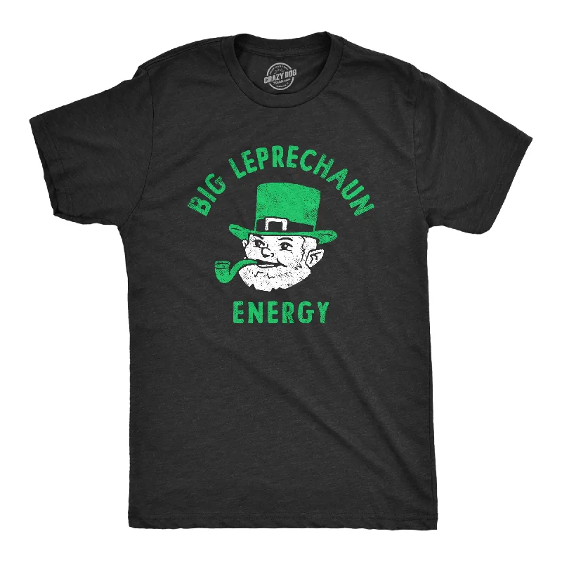 Shop Now Big Leprechaun Energy Men's T Shirt