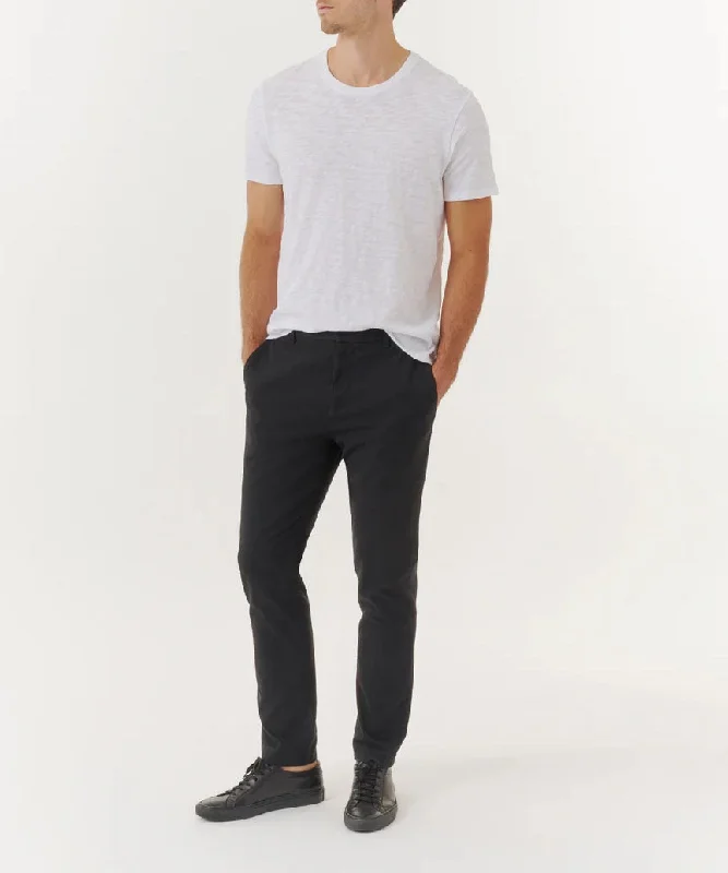 Weekend Deals That Wow Cotton Twill Slim Pants - Black