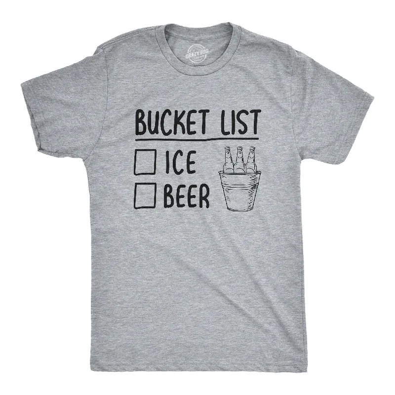 Crazy Deal Bucket List Men's T Shirt