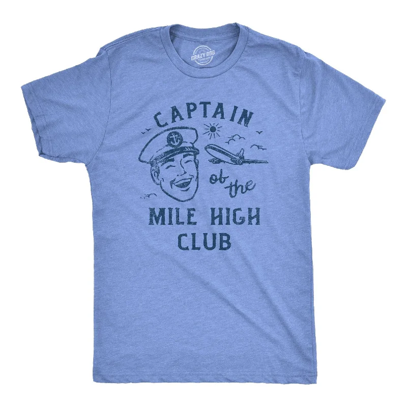Value Deals Captain Of The Mile High Club Men's T Shirt