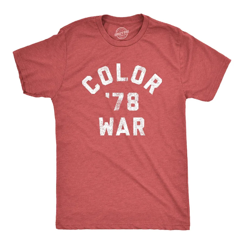Act Fast Color War '78 Men's T Shirt